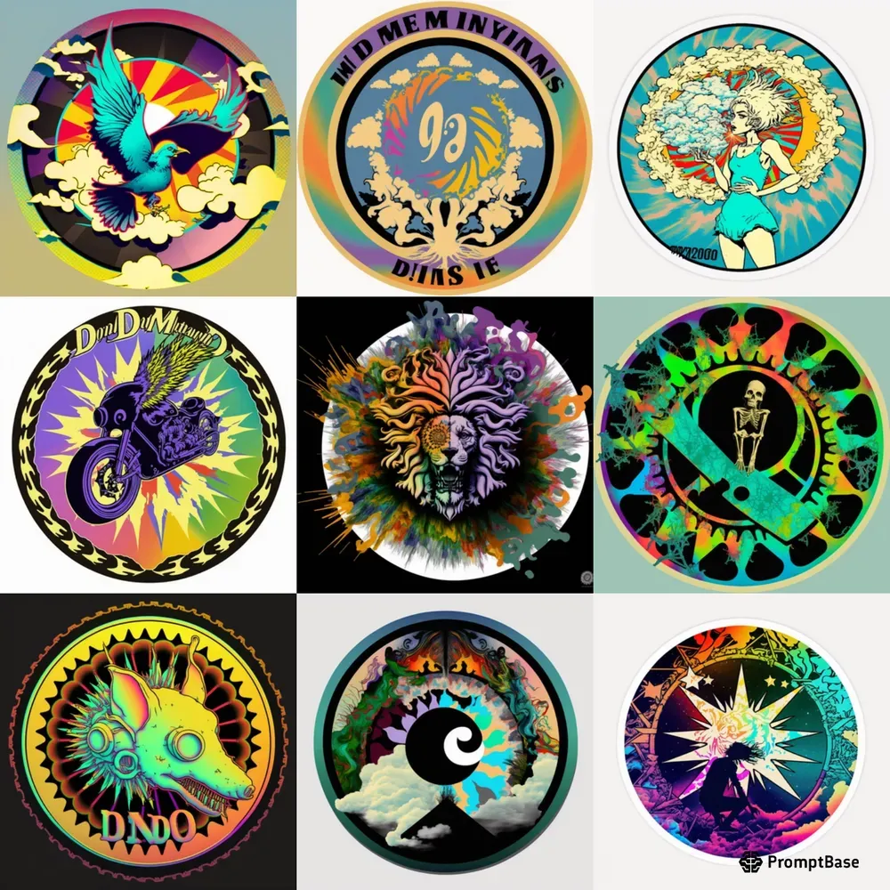 Psychedelic Logos