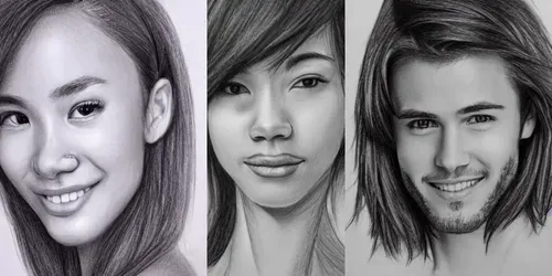 Pencil Portrait generated by promptbase