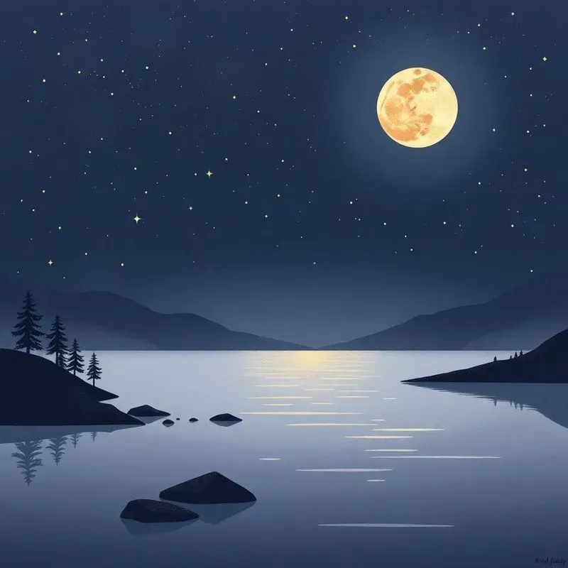 Mystical Views Of The Moon