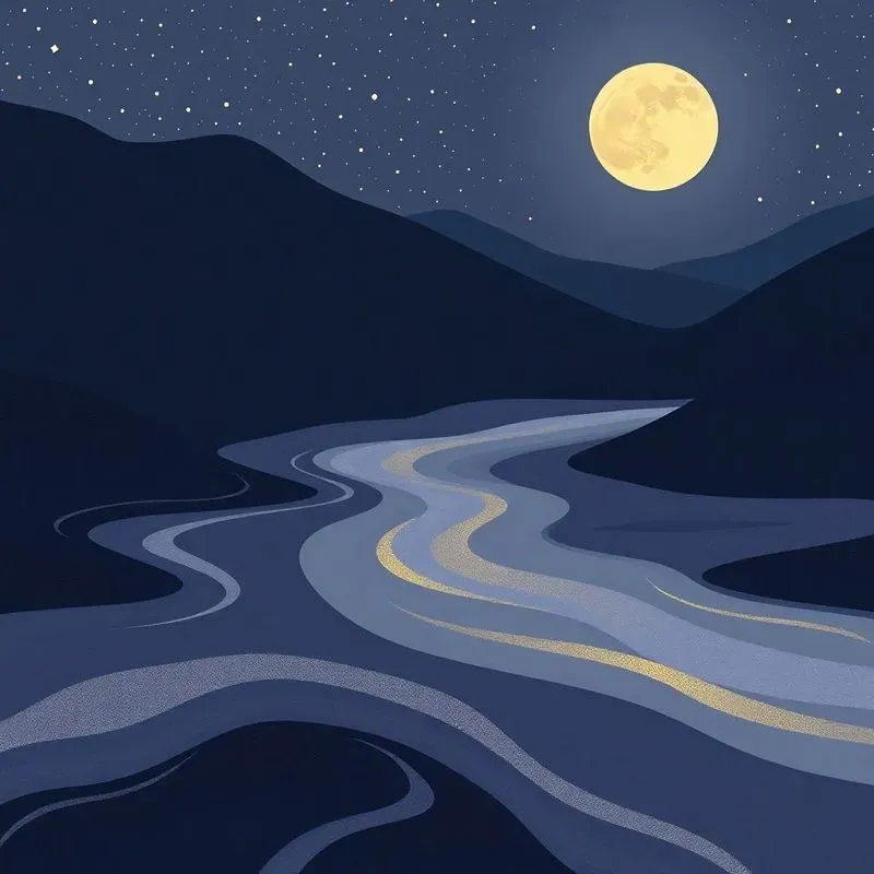 Mystical Views Of The Moon