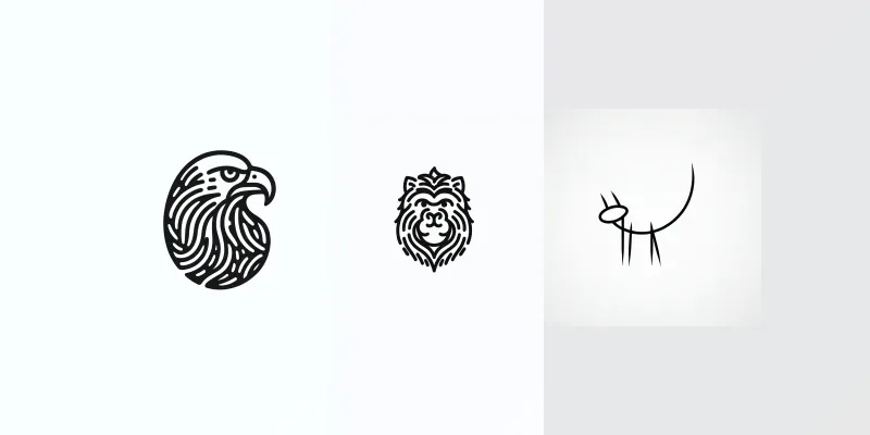 Black Outline Logo Generator generated by undefined