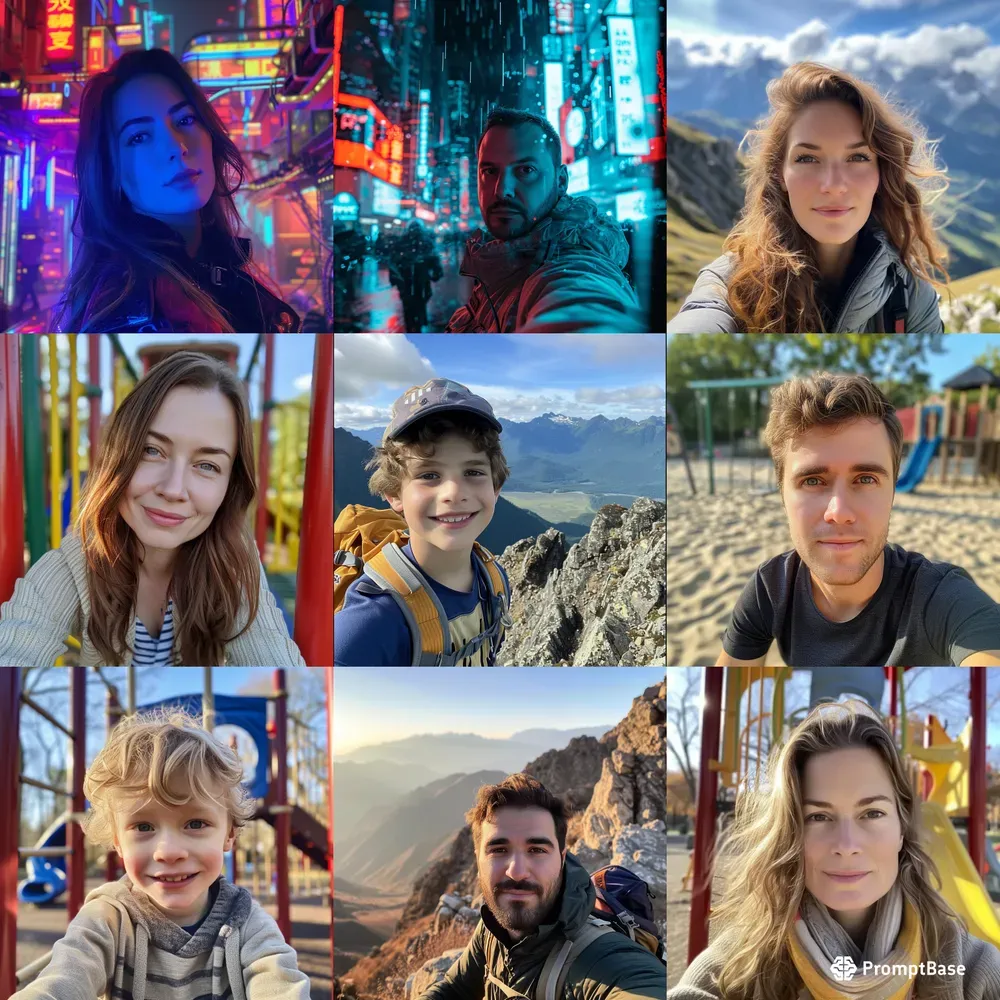 Photorealistic Selfies Taken On A Iphone