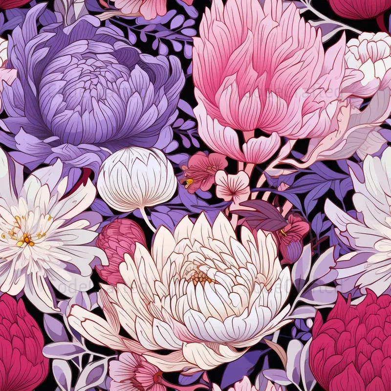 Seamless Floral Patterns