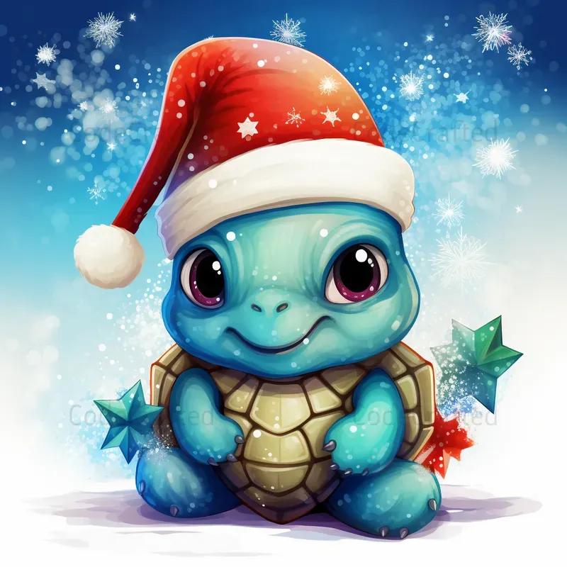 Festive Christmas Themed Animal Images