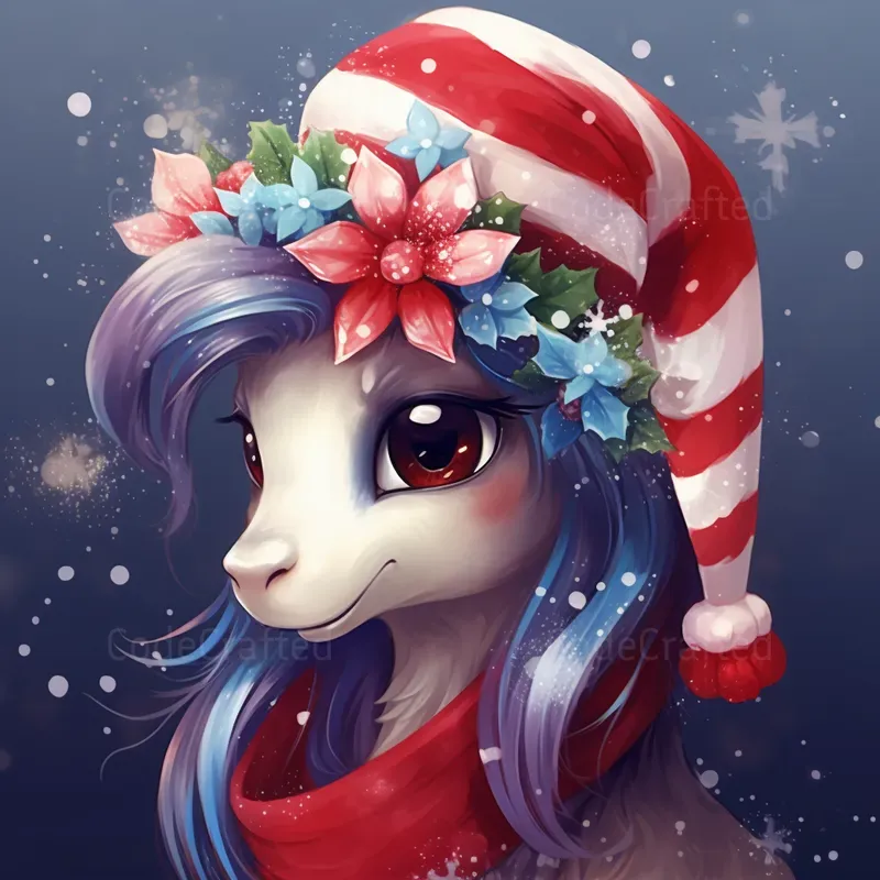 Festive Christmas Themed Animal Images