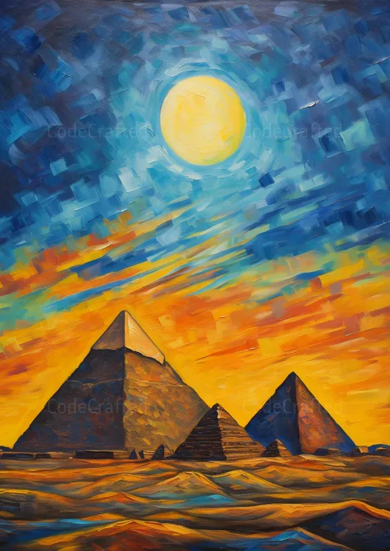 Famous Architectures In Van Gogh Style