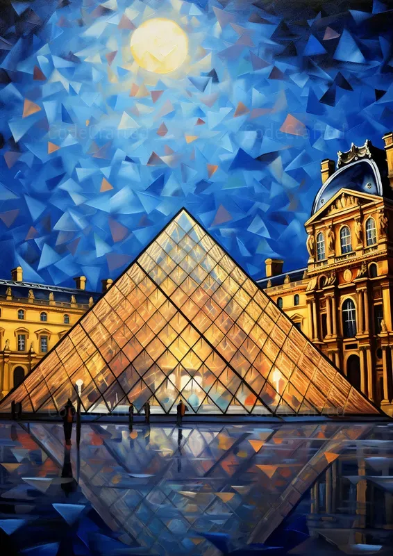Famous Architectures In Van Gogh Style