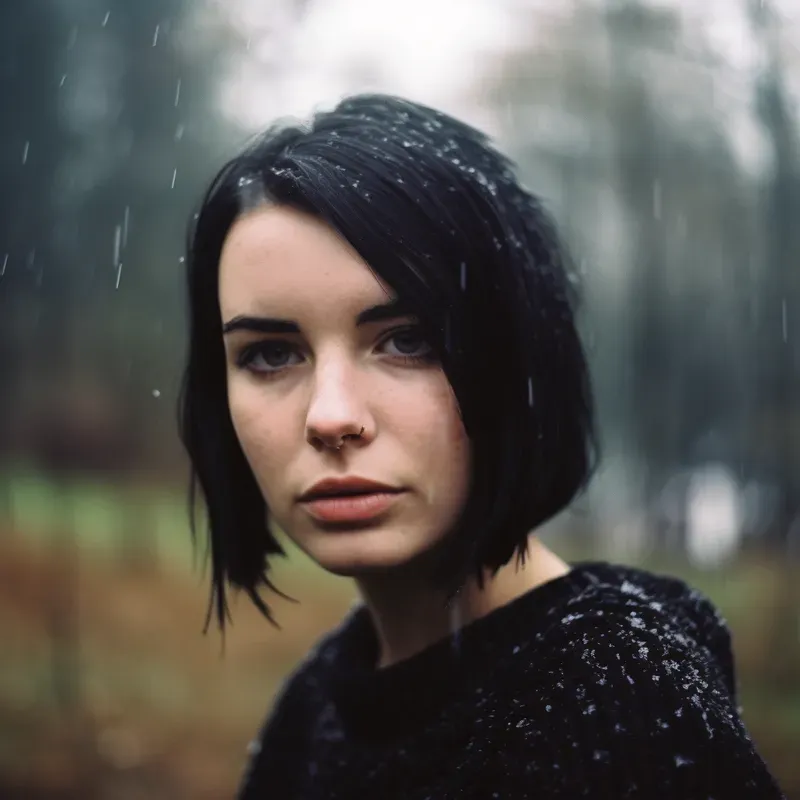 Rain Portrait Photos
