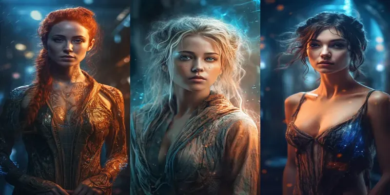 Hot Scifi Girls generated by undefined