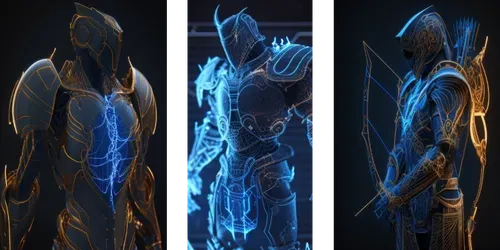 Armor Avatars generated by midjourney