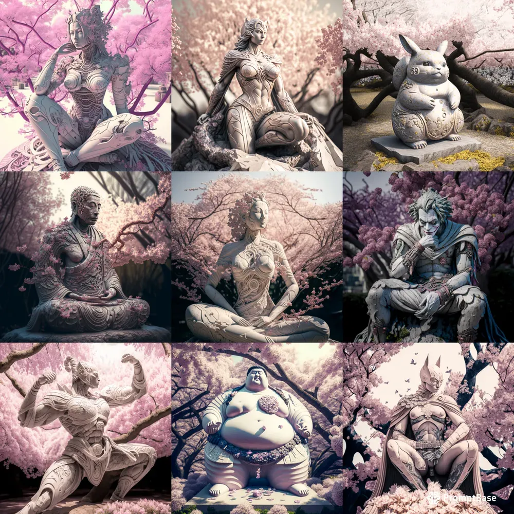 Detailed Statues