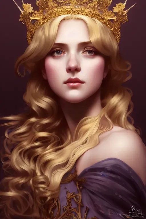 Baroque Princess Portrait