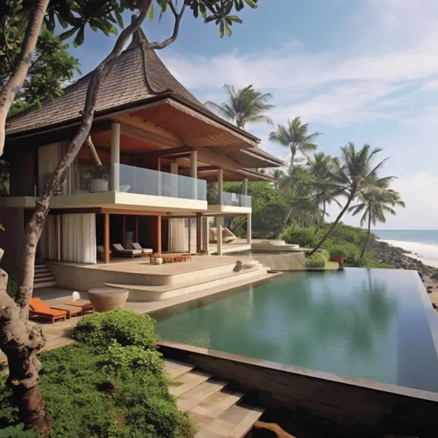 Beachfront Villa Designs Bali Indonesia