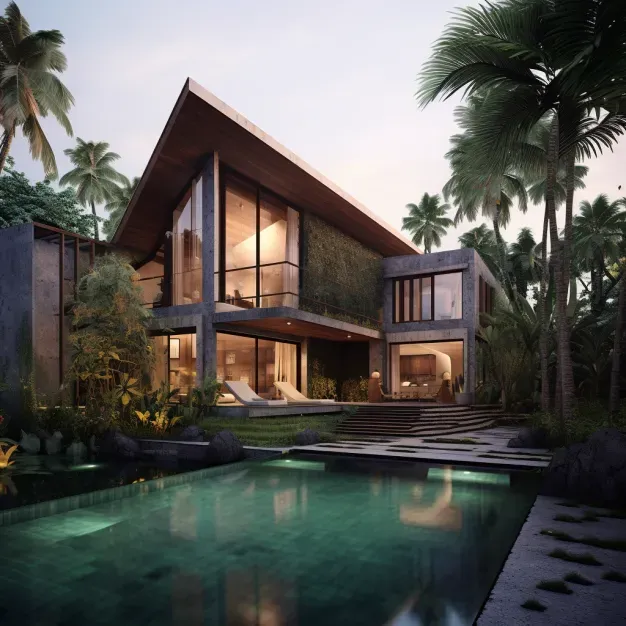 Beachfront Villa Designs Bali Indonesia