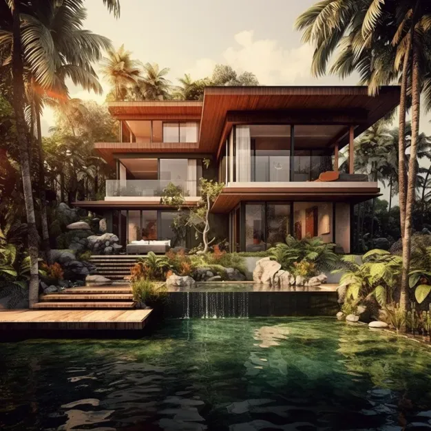 Beachfront Villa Designs Bali Indonesia