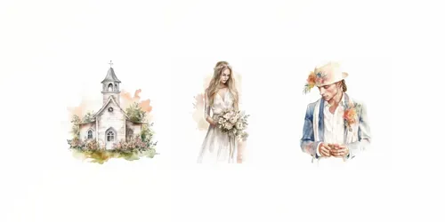 Floral Boho Weddings generated by midjourney