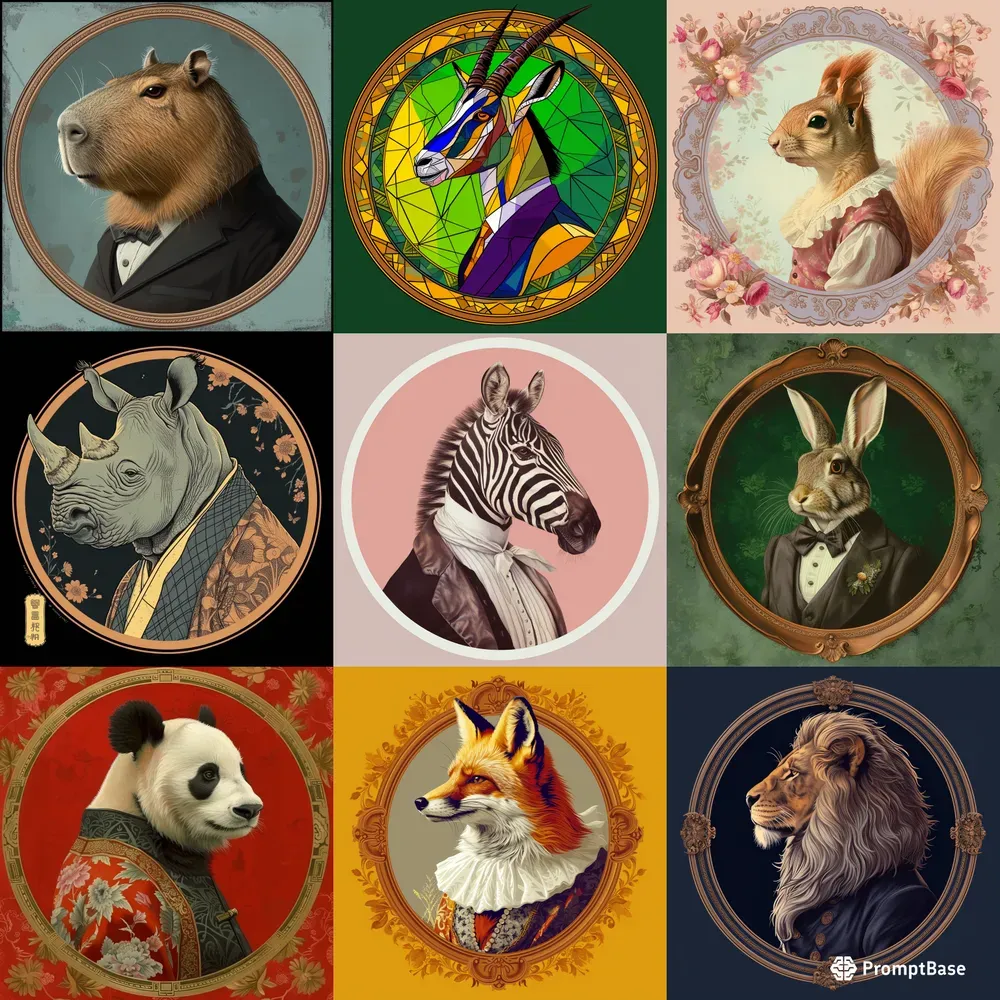 Artistic Animal Portraits