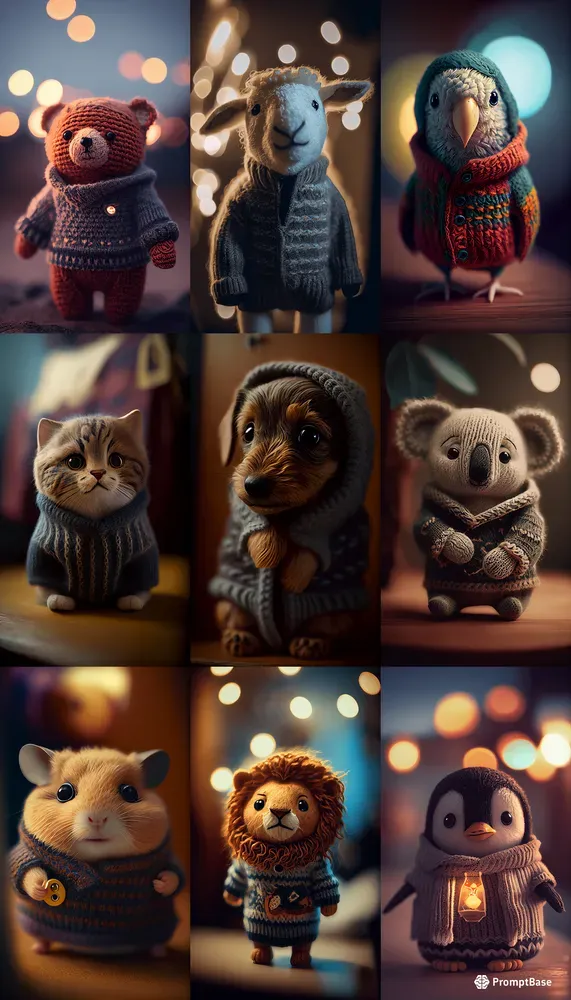 Comfy Cute Isometric Animals