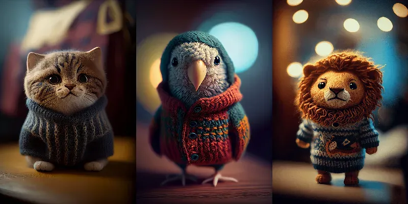 Comfy Cute Isometric Animals generated by undefined
