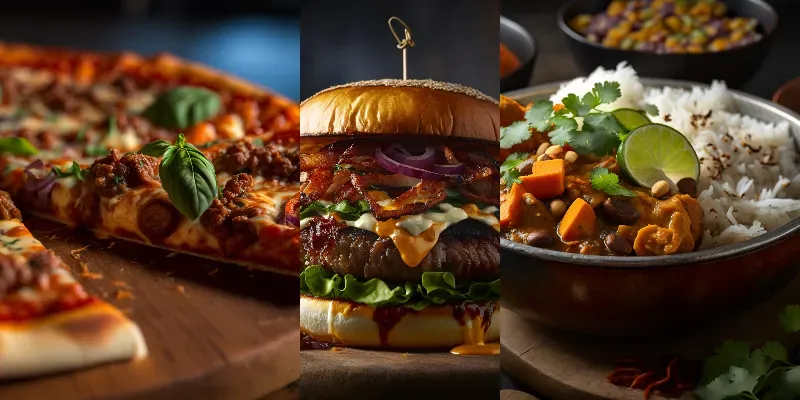 Premium Food Photographs generated by undefined