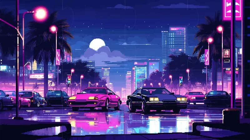 Pixel Art Lofi Backgrounds