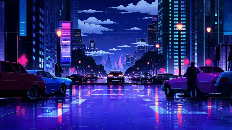 Pixel Art Lofi Backgrounds
