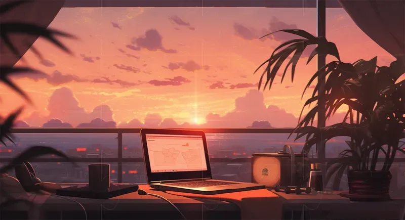 Lofi Workspace Backgrounds