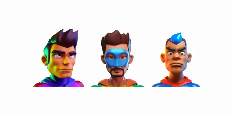 Comic Book Heroes generated by undefined