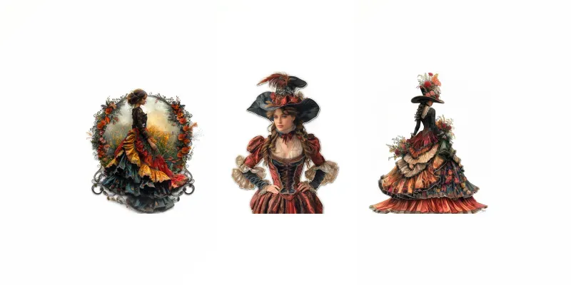 Ladies In Formal Wear generated by undefined