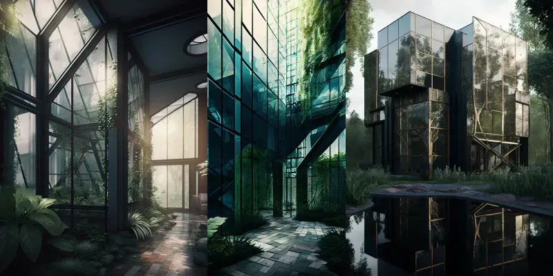 Buildings In Nature generated by undefined