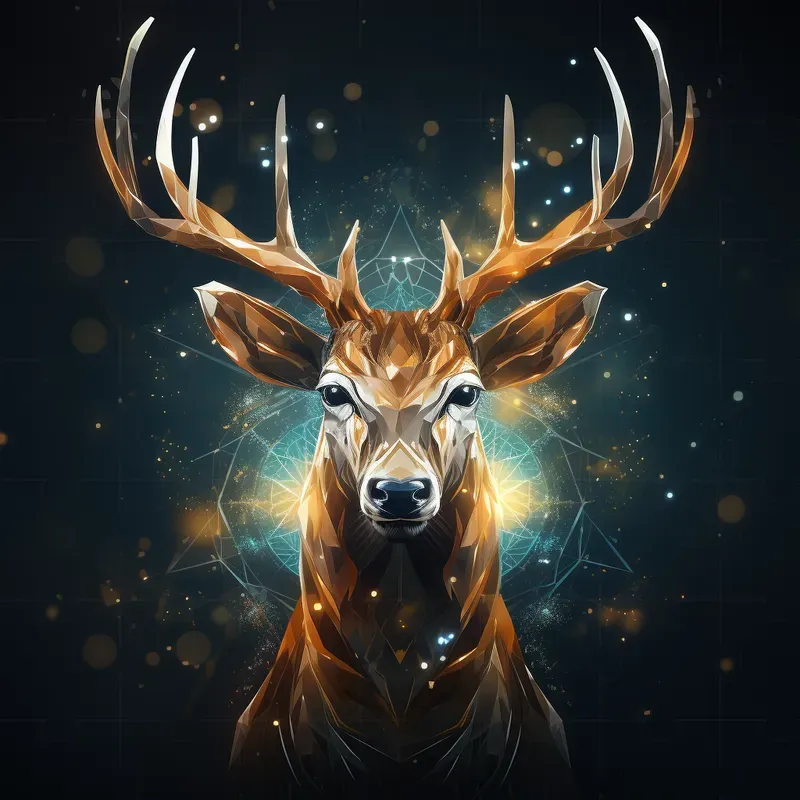 Abstract Animal Heads