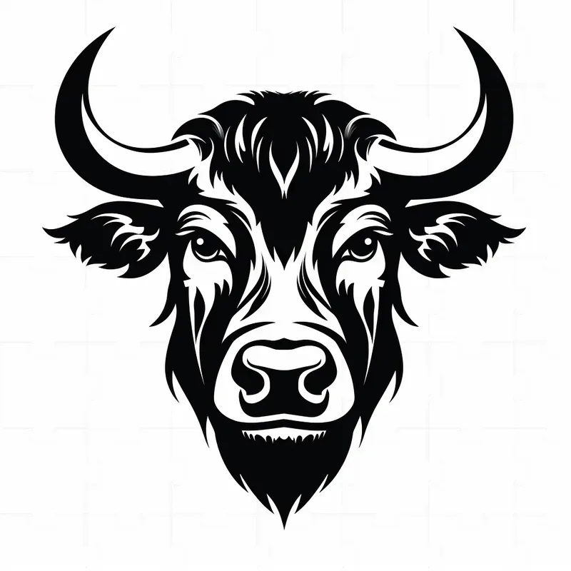Simple Abstract Animal Head Logos