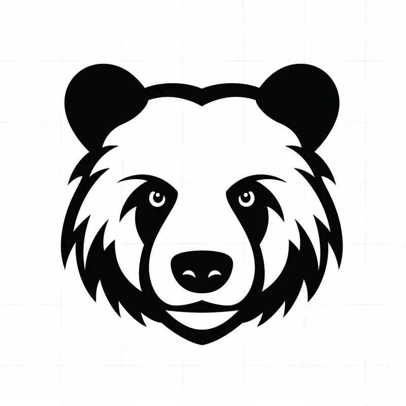 Simple Abstract Animal Head Logos