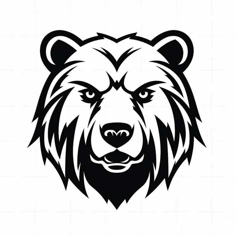 Simple Abstract Animal Head Logos