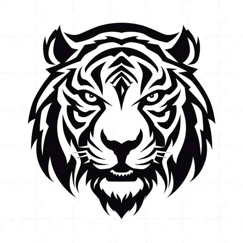 Simple Abstract Animal Head Logos