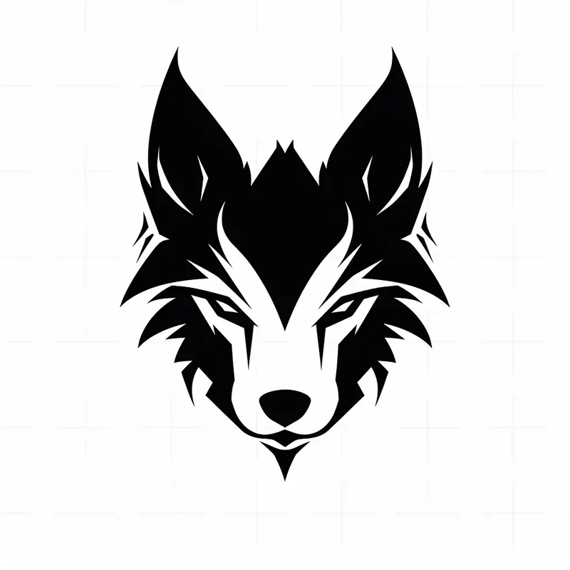 Simple Abstract Animal Head Logos