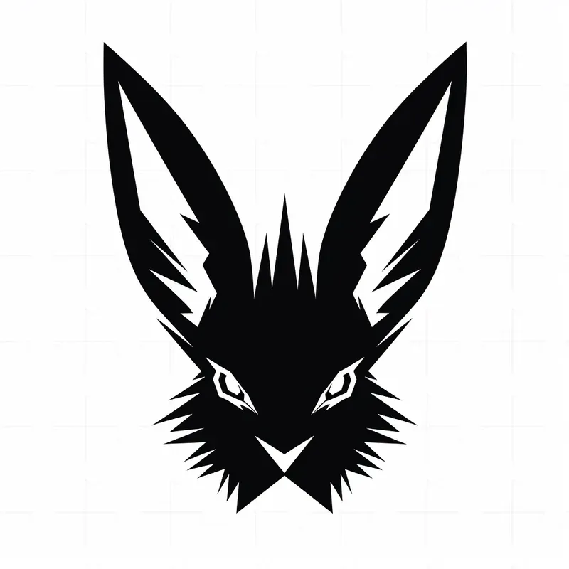 Simple Abstract Animal Head Logos