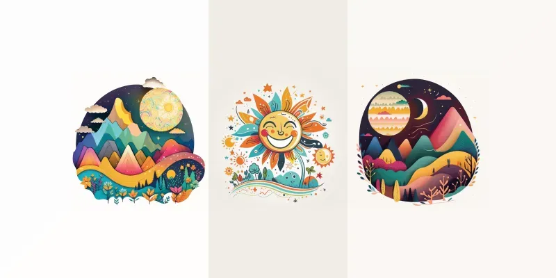 Glittering Illustrations generated by undefined