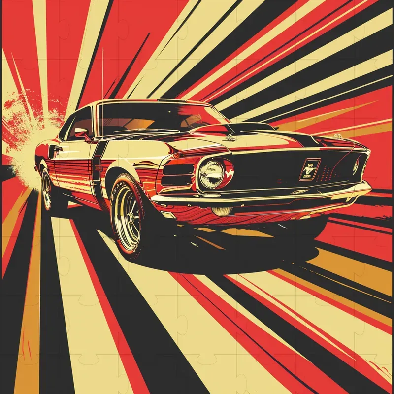 Pop Art Car Posters