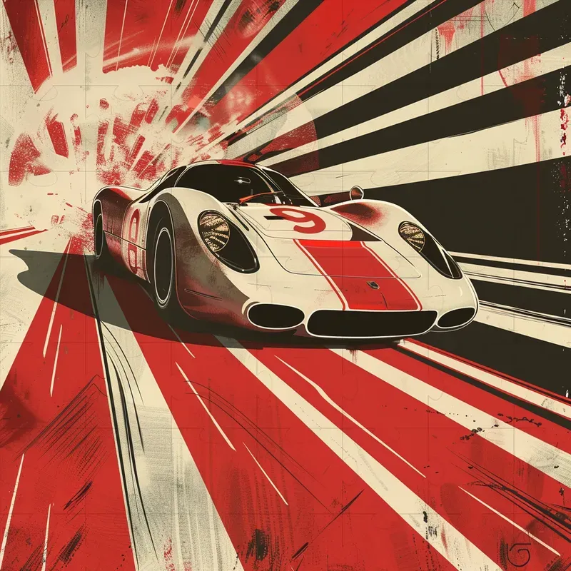 Pop Art Car Posters