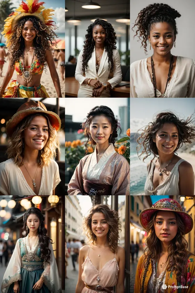 Realistic Portraits Of Women