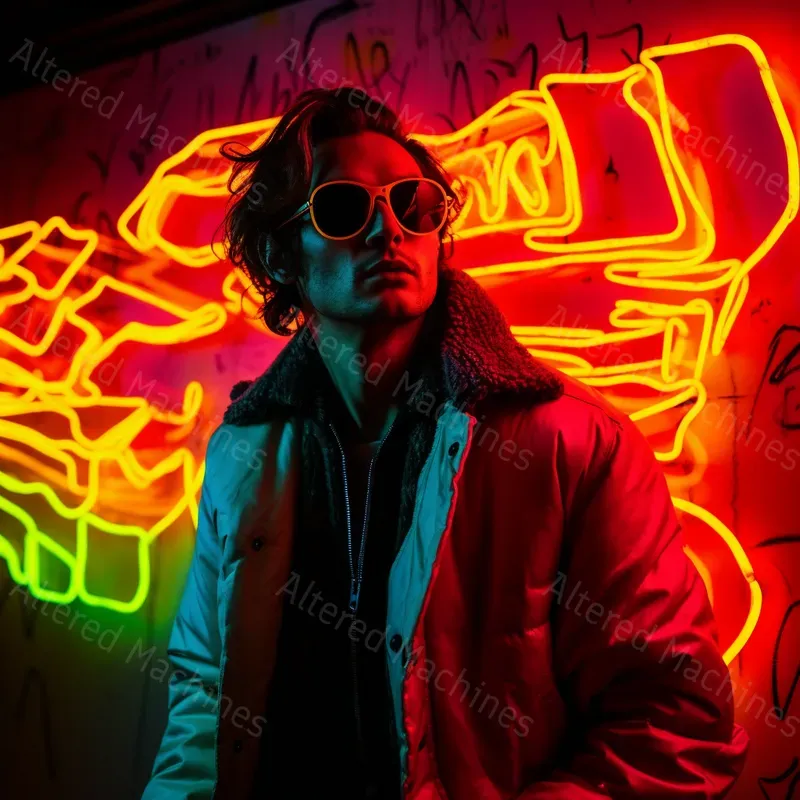 Retro Neon Portraits