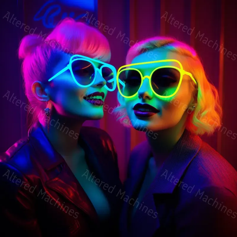 Retro Neon Portraits