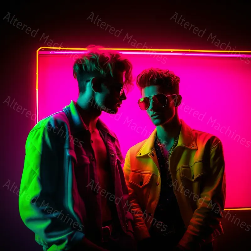 Retro Neon Portraits