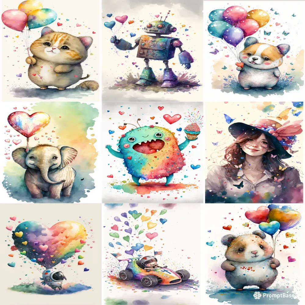 Beautiful Watercolor Greeting Cards