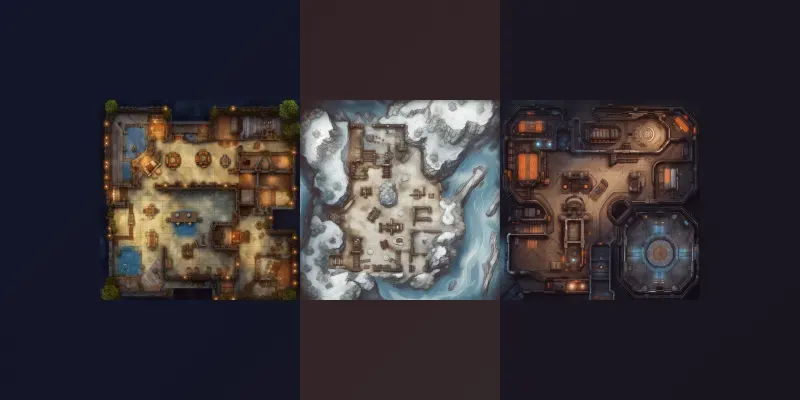 Tabletop RPG Maps generated by undefined
