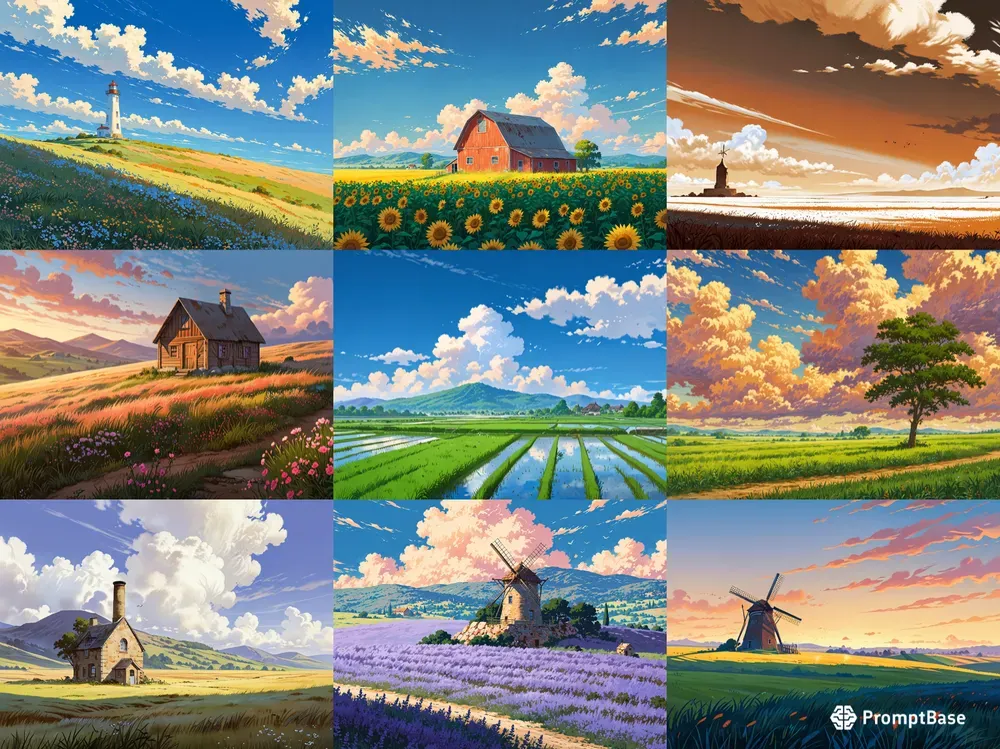 Stunning Landscape Scenes Generator
