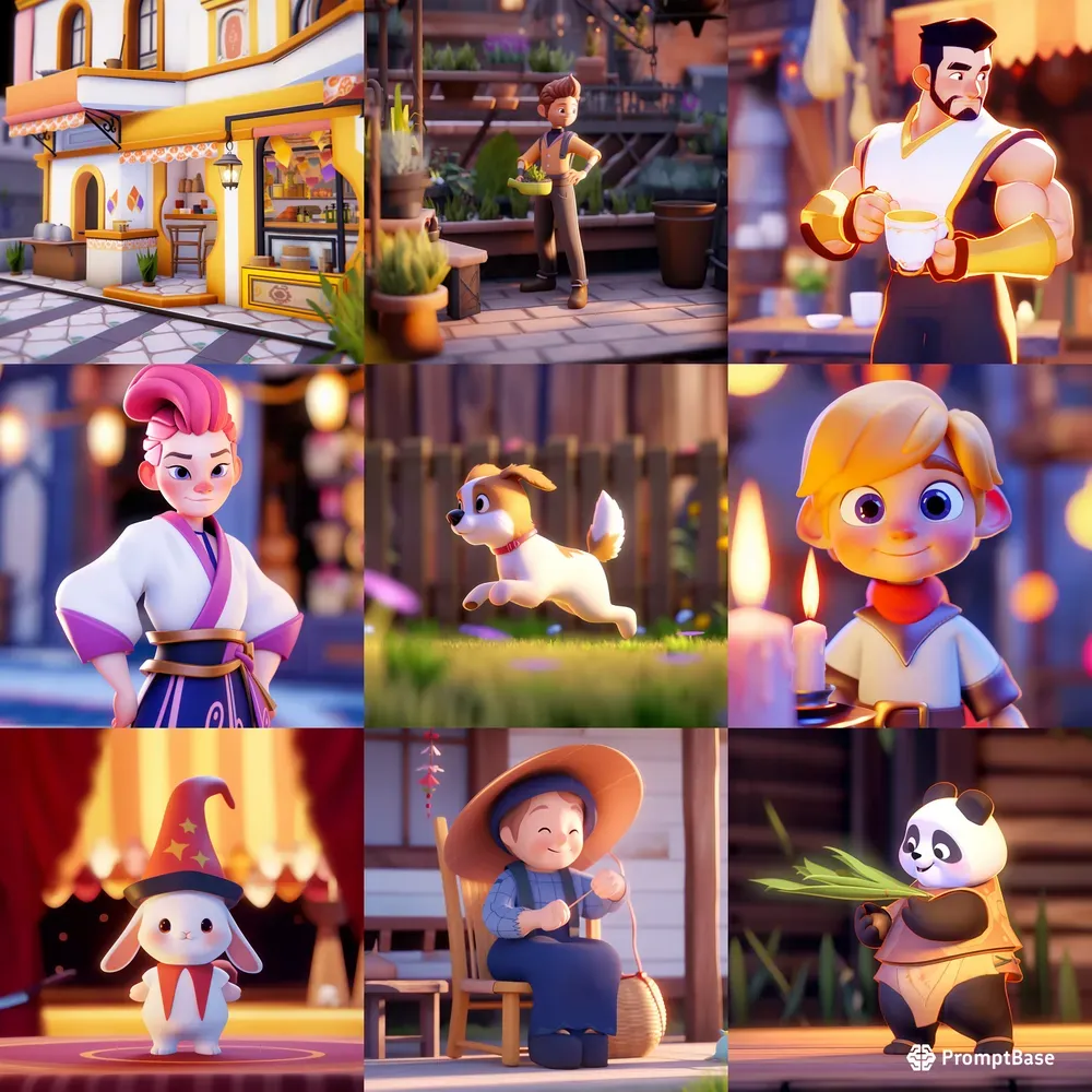 3D Cartoon Film Stills