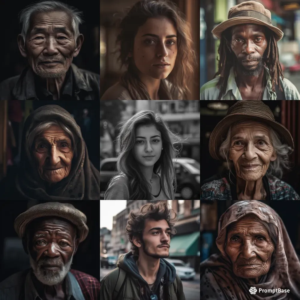 Realistic Faces Of People
