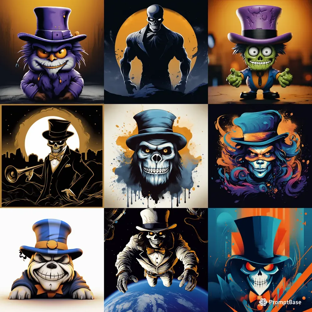 Halloween Scarecrows Different Style